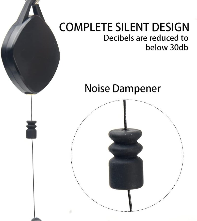 NOWHYX VR Cable Management, 3pcs Retractable Ceiling Suspensio-n VR Cable Hook 360° Rotable V R Accessories Cabl-e with Hooks for Oculu-s/Rift S/Viv-e/Ps V-r - Image 2